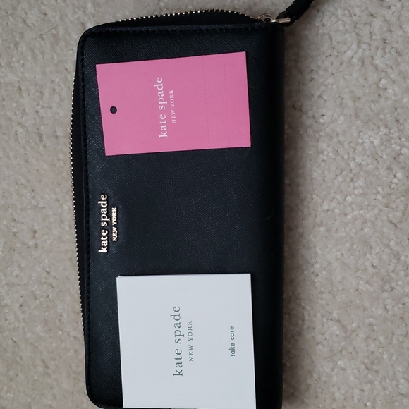 Kate Spade, black, large continental wallet - Picture 3 of 4